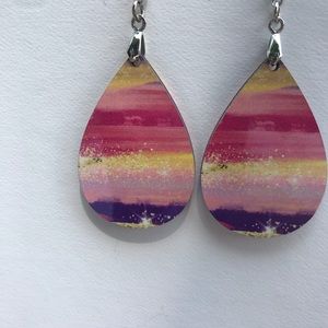CrimsonCreations teardrop earrings